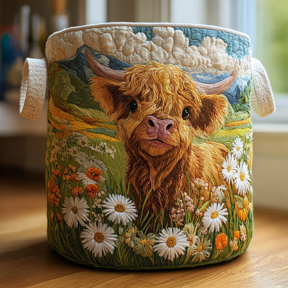Campo – Cesto de Roupa com Vaca