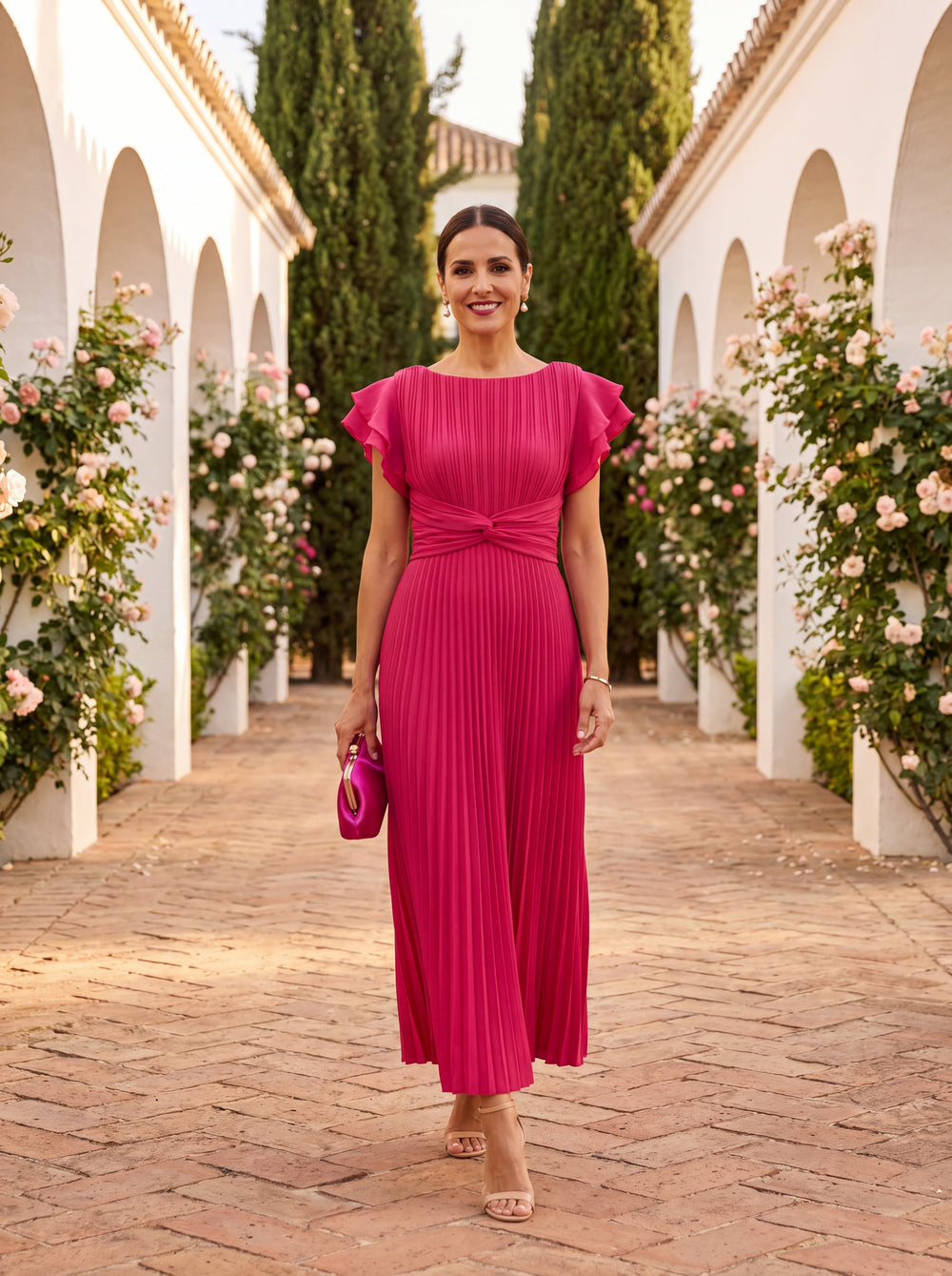 Vestido Elegante Selena em Tule Refinado
