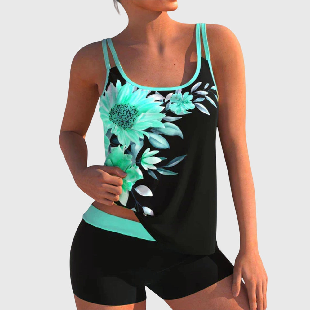 Flor | Conjunto de banho floral que cobre o ventre